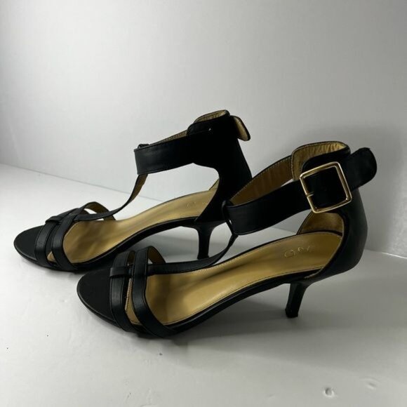 CATO Stilettos Open Toe Pump Heeled Sandals Black Size - Picture 10 of 11